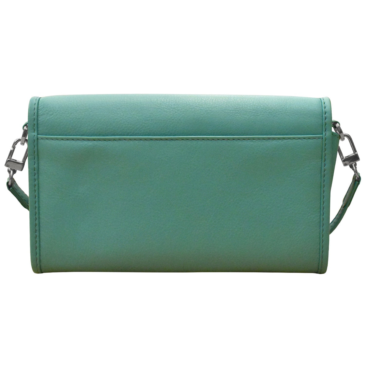 TURN-LOCK WALLET CLUTCH