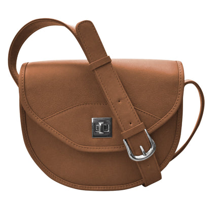 TURN-LOCK ROUND BOTTOM CROSSBODY