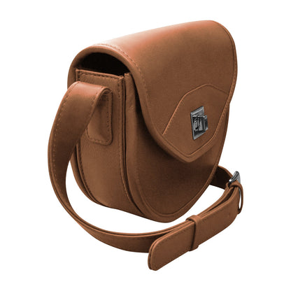 TURN-LOCK ROUND BOTTOM CROSSBODY