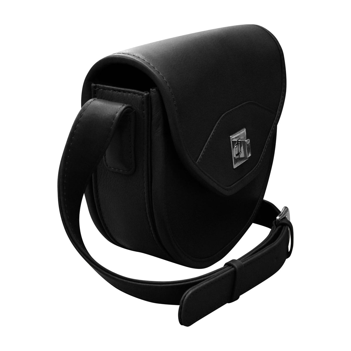 TURN-LOCK ROUND BOTTOM CROSSBODY