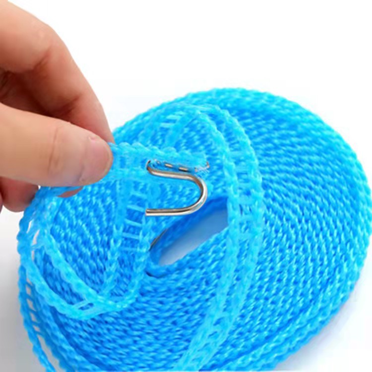 Anti-slip windproof clothesline thickened color bag fence clothesline quilt drying line outdoor travel clothesline - image 2