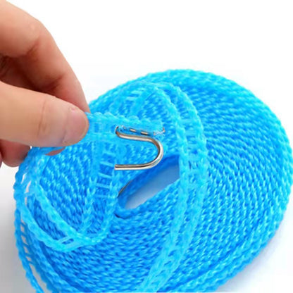 Anti-slip windproof clothesline thickened color bag fence clothesline quilt drying line outdoor travel clothesline - image 2