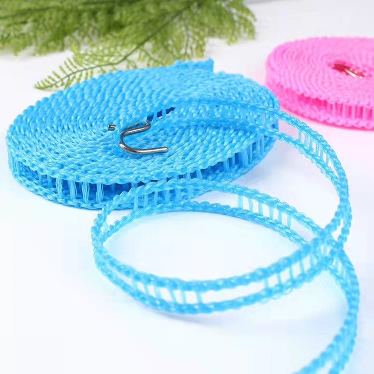Anti-slip windproof clothesline thickened color bag fence clothesline quilt drying line outdoor travel clothesline - image 4