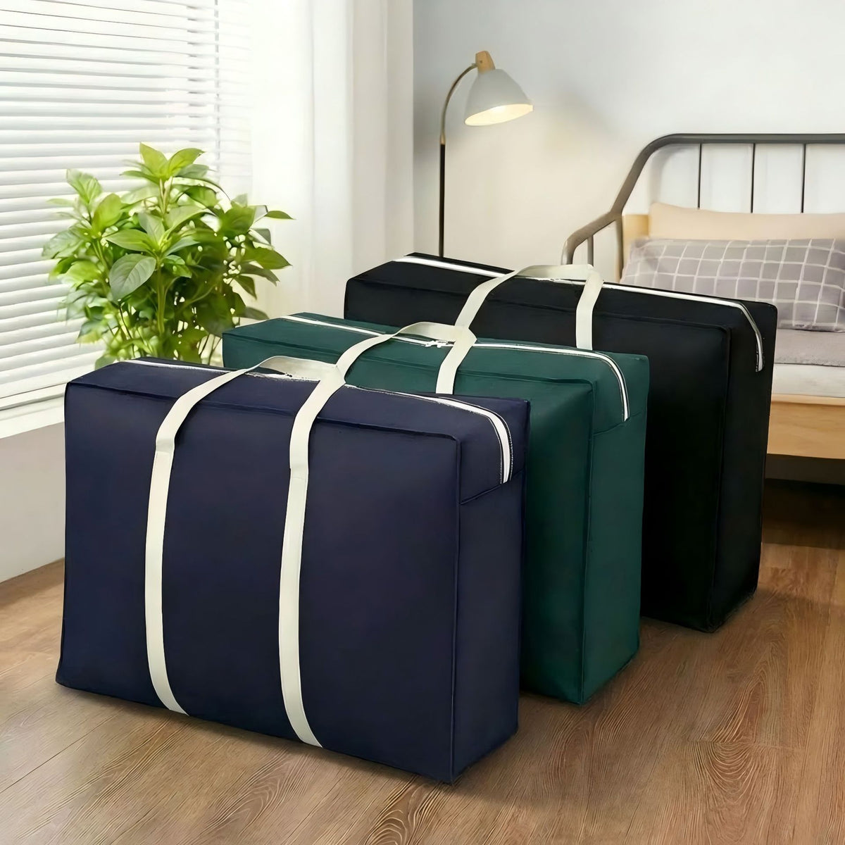 Travel storage bag wholesale moving packing bag large capacity non-woven quilt bag hand luggage bag - image 1