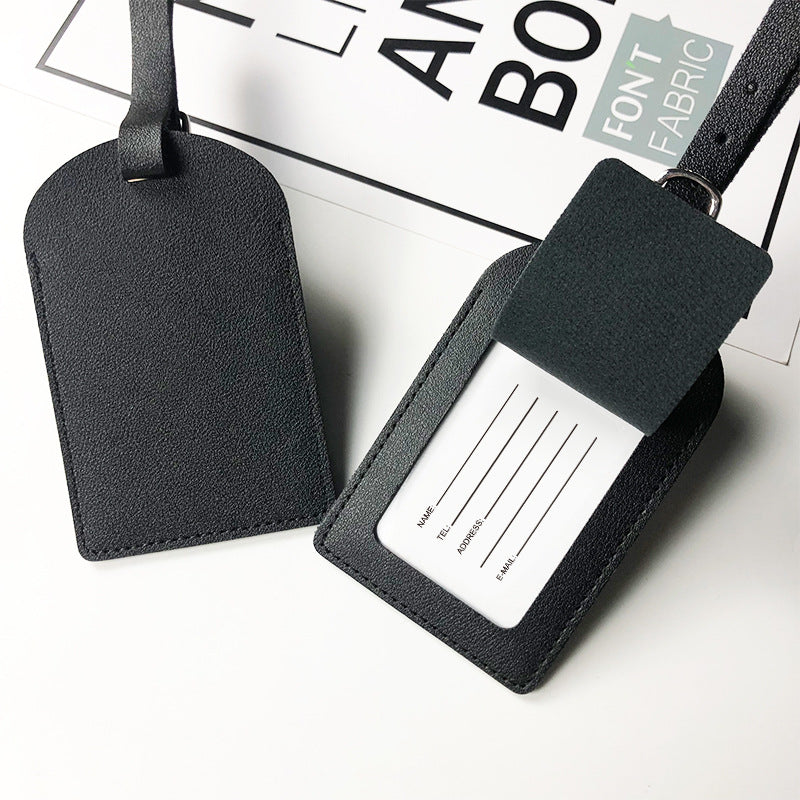 New Hot Sale Multicolor Aircraft Boarding Card Creative Suitcase Tag Check-in Boarding Leather PU Luggage Tag - image 4