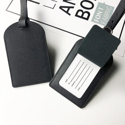 New Hot Sale Multicolor Aircraft Boarding Card Creative Suitcase Tag Check-in Boarding Leather PU Luggage Tag - image 4