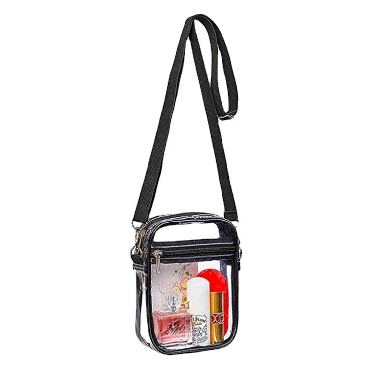 Cross-Border Pvc Transparent Bag, Multi-Functional Portable Shoulder Crossbody Bag, Waterproof Travel Outdoor Sports Storage Coin Bag - image 5