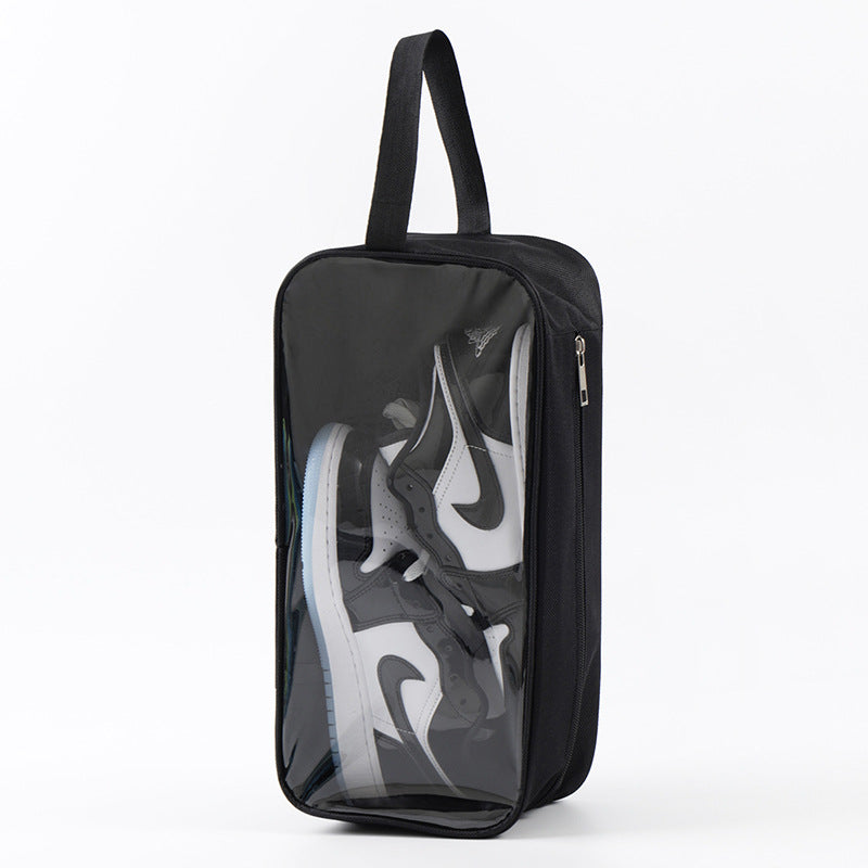 Transparent shoes storage bag shoe bag double shoe box multi-purpose dustproof storage bag shoe cover zipper travel storage bag - image 2