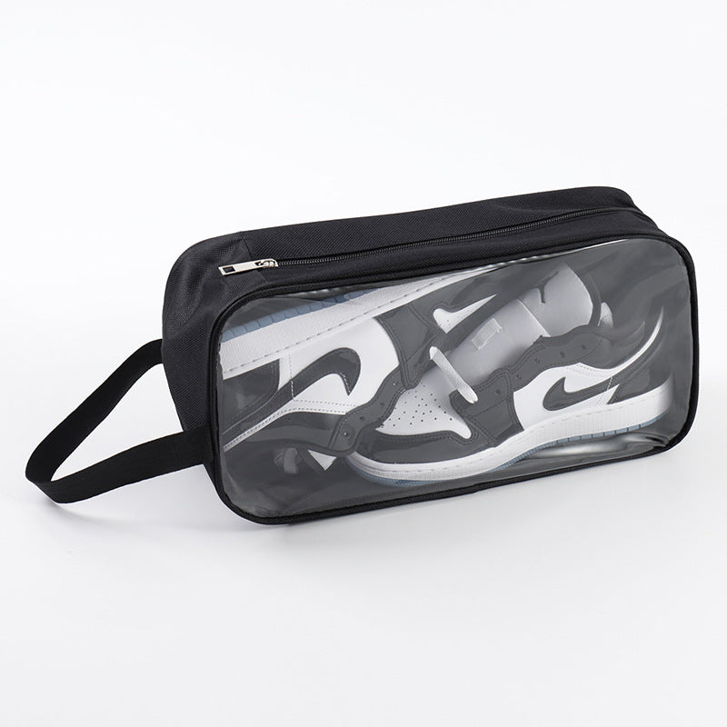 Transparent shoes storage bag shoe bag double shoe box multi-purpose dustproof storage bag shoe cover zipper travel storage bag - image 3