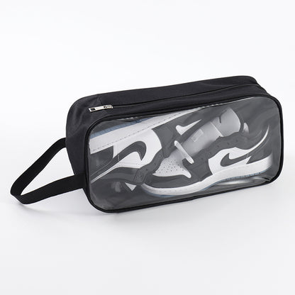Transparent shoes storage bag shoe bag double shoe box multi-purpose dustproof storage bag shoe cover zipper travel storage bag - image 3