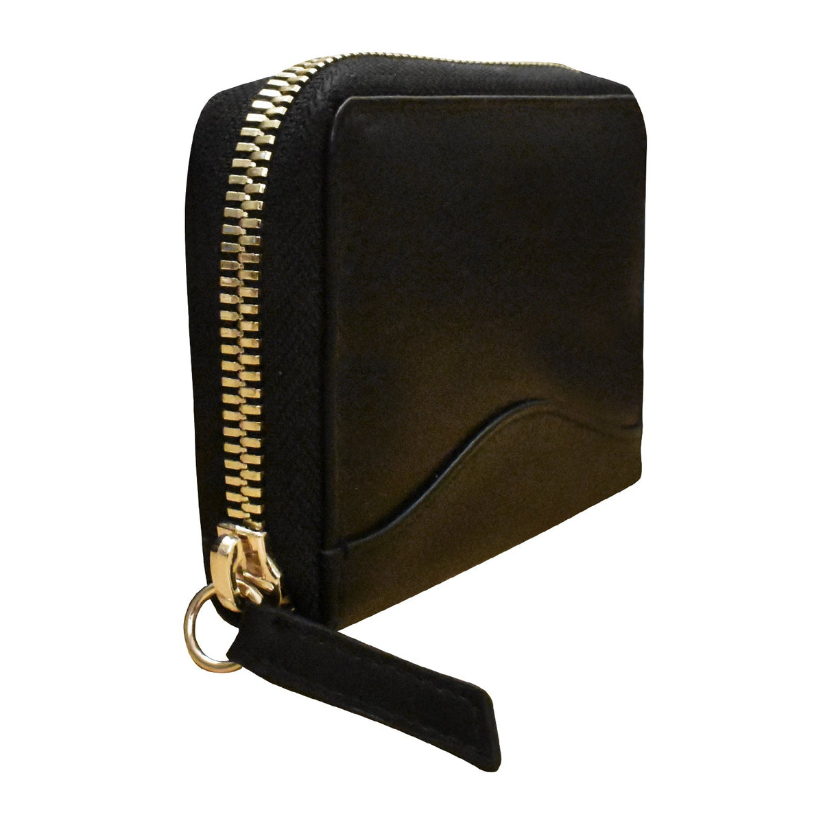 Accordion Card Holder with Metal Zip