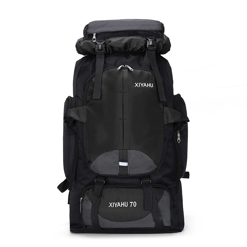 Cross-border 70L outdoor waterproof sports backpack travel bag women's lightweight hiking backpack mountaineering bag wholesale - image 2