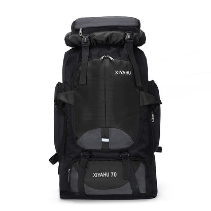 Cross-border 70L outdoor waterproof sports backpack travel bag women's lightweight hiking backpack mountaineering bag wholesale - image 2