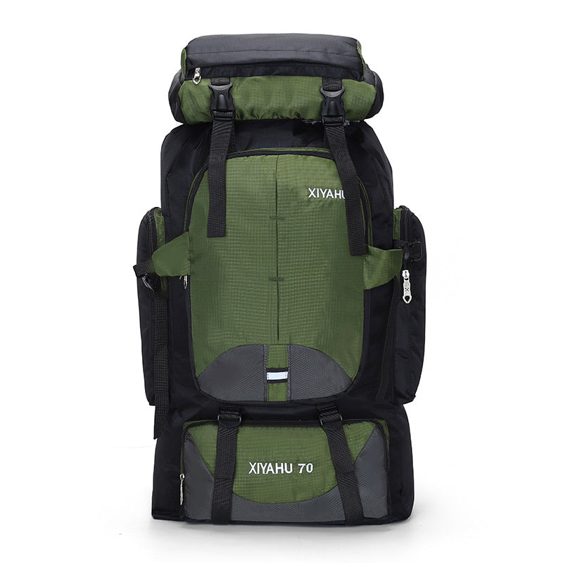 Cross-border 70L outdoor waterproof sports backpack travel bag women's lightweight hiking backpack mountaineering bag wholesale - image 3