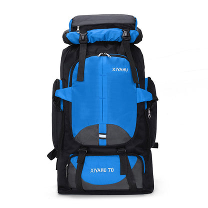 Cross-border 70L outdoor waterproof sports backpack travel bag women's lightweight hiking backpack mountaineering bag wholesale - image 4
