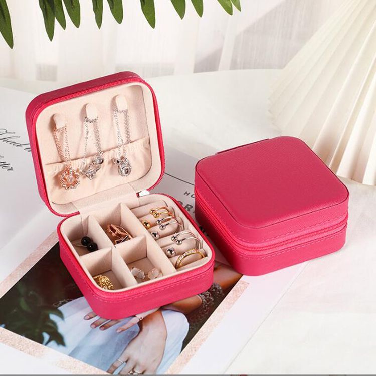 Cross-Border Jewelry Storage Box, Travel Portable Jewelry Box, Compact Ring Packaging, Jewelry Bracelet Manufacturer in Stock - image 2