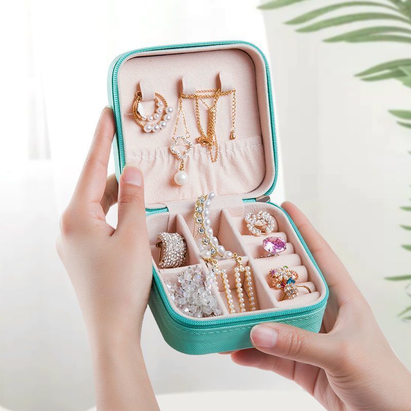 Cross-Border Jewelry Storage Box, Travel Portable Jewelry Box, Compact Ring Packaging, Jewelry Bracelet Manufacturer in Stock - image 3