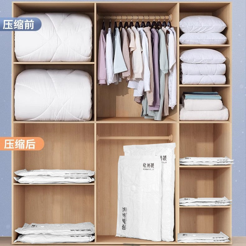 Vacuum Compression Bag Storage Bag Quilt Clothing Clothes Household Air Extraction Quilt Suitcase Special Bag Moisture-Proof - image 4
