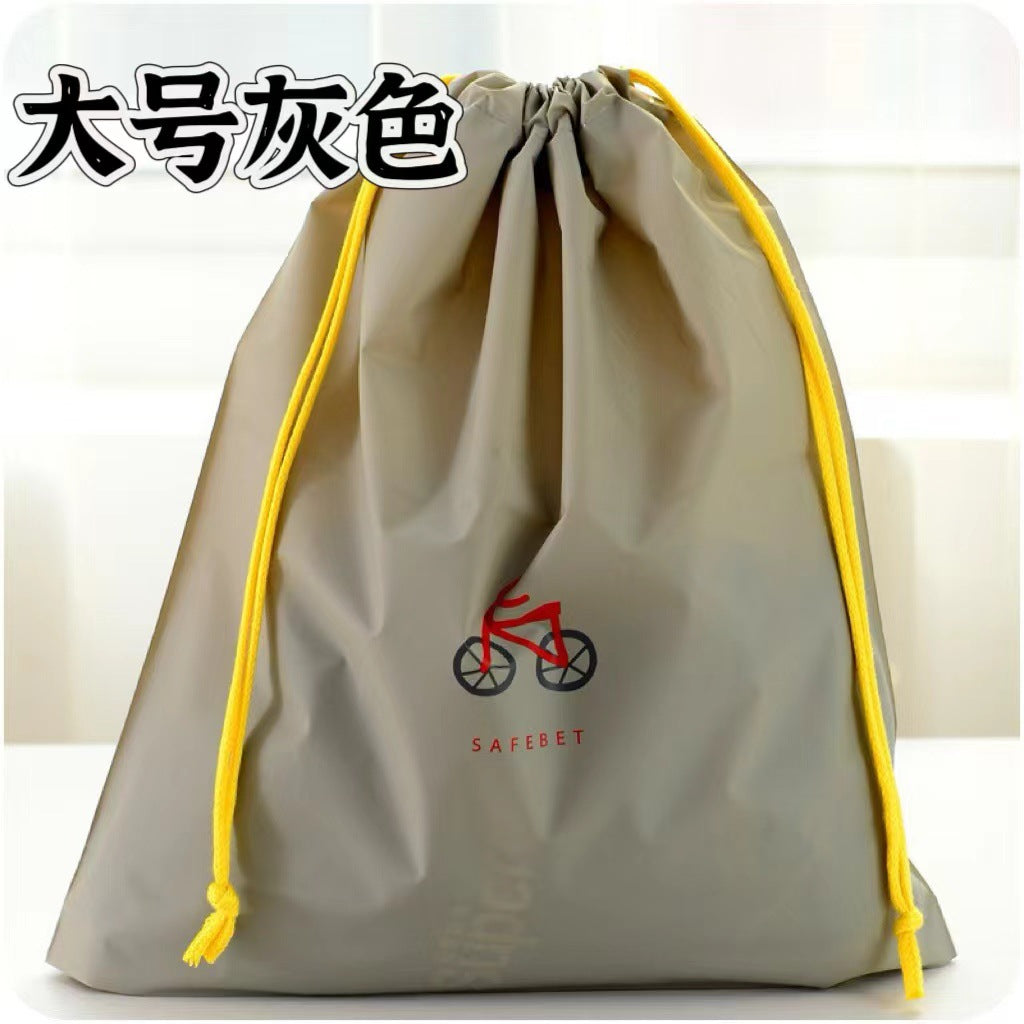 Waterproof storage bag drawstring bag dustproof packing bag clothes shoes storage bag bag wholesale - image 3