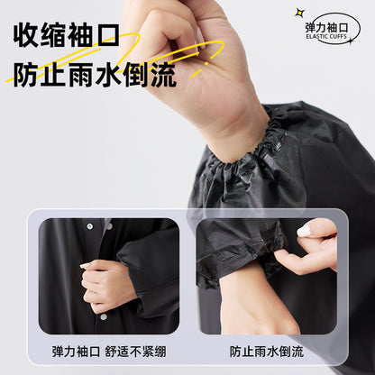 Non-disposable thickened outdoor travel adult poncho drifting EVA portable light men's and women's fashion raincoat wholesale - image 3