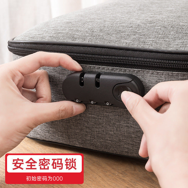 Home Certificate Storage Bag Large Capacity Home Certificate Passport Card Bag Waterproof Folder File Organize Storage Bag - image 4