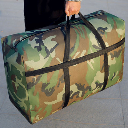 Packing bag moving waterproof strong large thick camouflage luggage bag quilt Oxford cloth moving bag wholesale - image 3