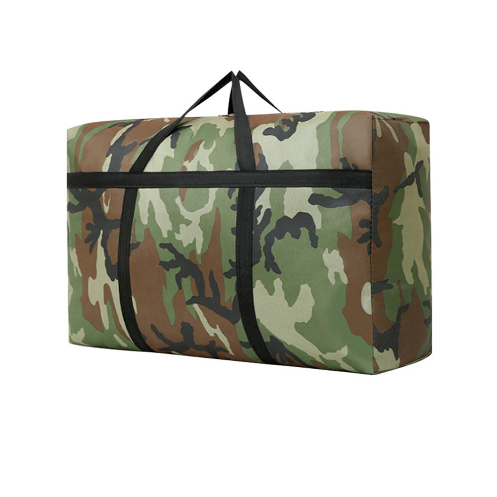 Packing bag moving waterproof strong large thick camouflage luggage bag quilt Oxford cloth moving bag wholesale - image 5