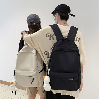 Backpack for Men, Japanese Style, Simple, Cross-Border, Large Capacity, Korean Style Travel Backpack, Women's Casual Trendy College Student Bag - image 2