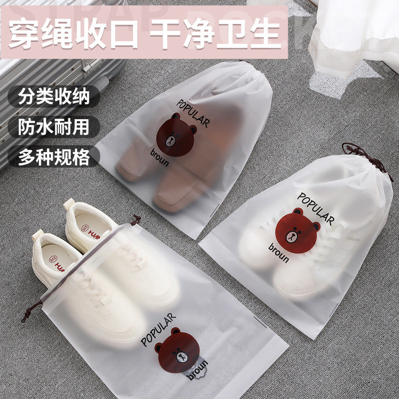 Shoe Storage Bag, Dust-Proof and Moisture-Proof Drawstring Pouch, Student Dormitory Organizing Shoe Bag, Travel Packing Bag - image 1