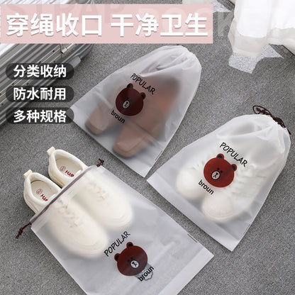 Shoe Storage Bag, Dust-Proof and Moisture-Proof Drawstring Pouch, Student Dormitory Organizing Shoe Bag, Travel Packing Bag - image 1