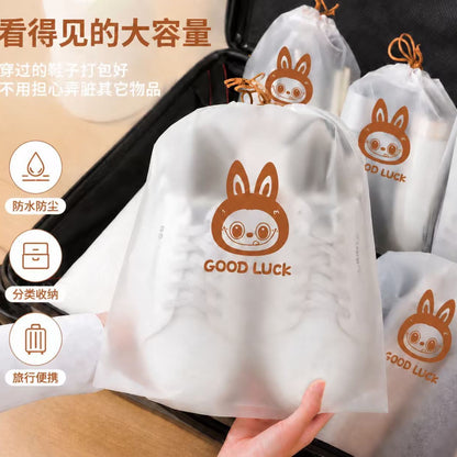 Shoe Storage Bag, Dust-Proof and Moisture-Proof Drawstring Pouch, Student Dormitory Organizing Shoe Bag, Travel Packing Bag - image 3