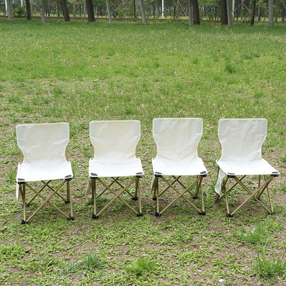Outdoor Folding Chair Portable Camping Fishing Stool Leisure Chair with Backrest Picnic Folding Table Travel - image 4
