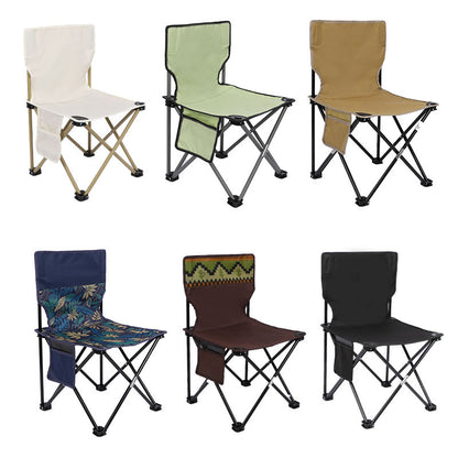 Outdoor Folding Chair Portable Camping Fishing Stool Leisure Chair with Backrest Picnic Folding Table Travel - image 5