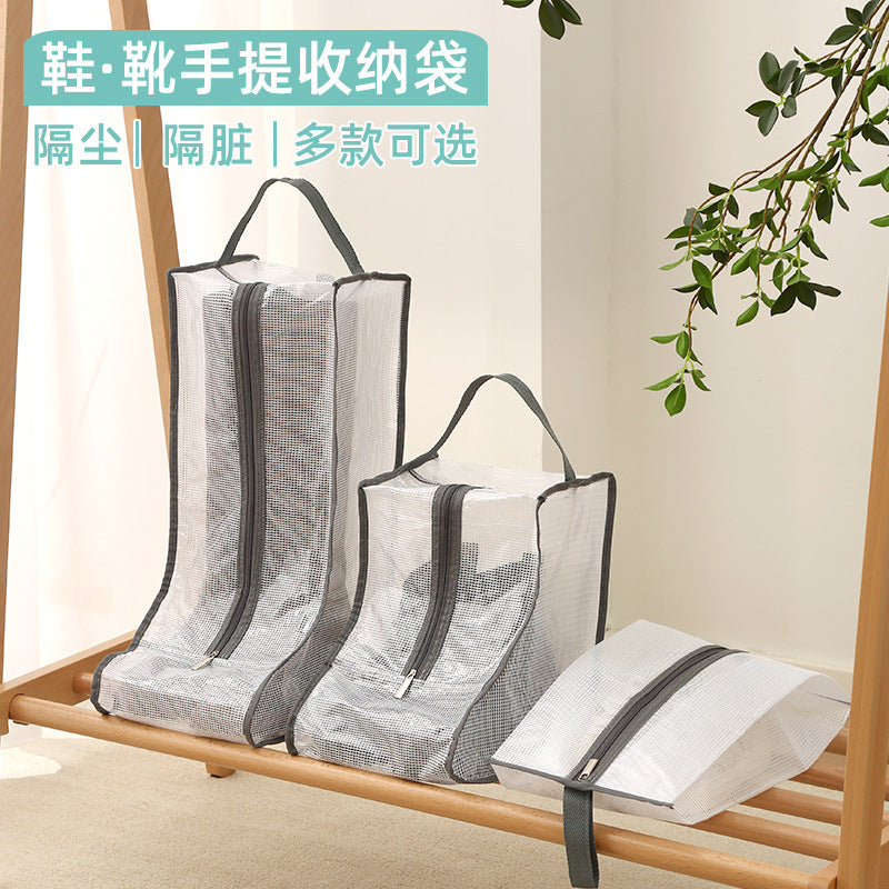 Cross-border Heated Boots Storage Bag Household Transparent Moisture-proof Mildew-proof Boots Short Boots Protective Cover Waterproof Travel Shoe Bag - image 1
