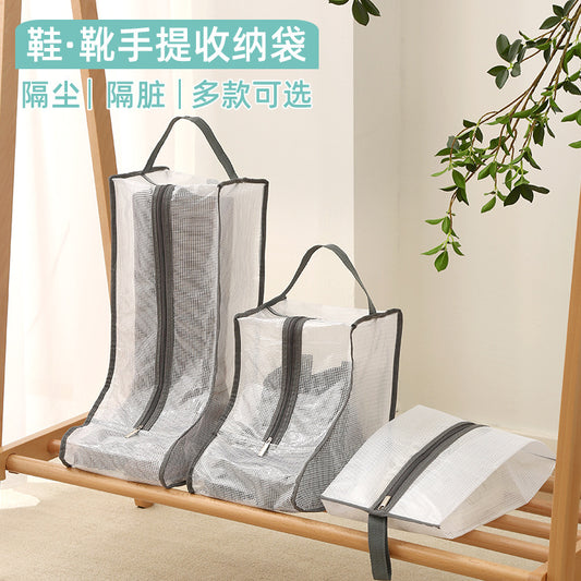 Cross-border Heated Boots Storage Bag Household Transparent Moisture-proof Mildew-proof Boots Short Boots Protective Cover Waterproof Travel Shoe Bag - image 1