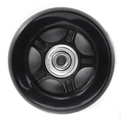 Rubber universal caster silent luggage wheel trolley case universal wheel suitcase bearing repair luggage replacement wheel - image 5