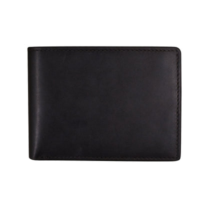 Men's Wallet Compact Bifold with Left Flip