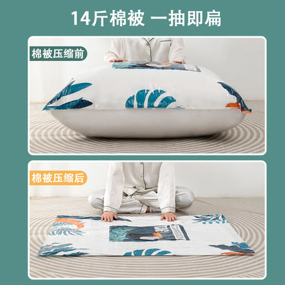 Vacuum Compression Bag Storage Clothes Quilt Household Clothes Air Pumping Quilt Pumping Down Jacket Electric Pump Bag - image 2