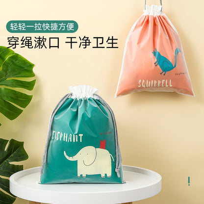 Waterproof Drawstring Double-Layer Drawstring Ins Travel Storage Bag Shoe Intimates Dirty Clothes Storage Bag - image 3