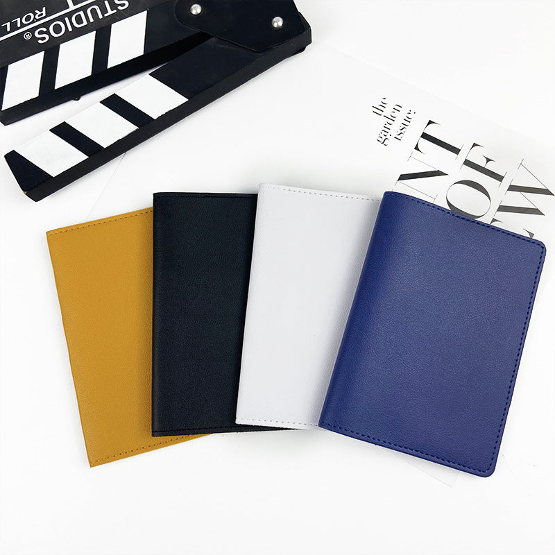 cross-border pu leather passport cover luggage tag passbook holder passbook bag luggage tag suit - image 5