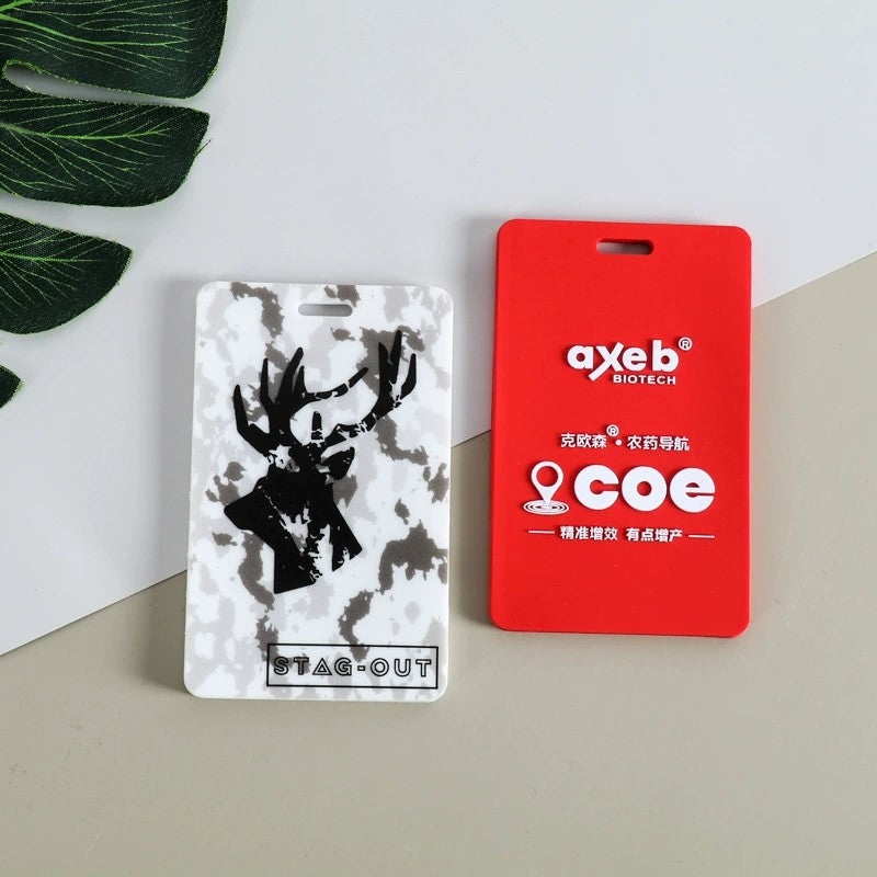 Pvc Soft Rubber Card Holder Cartoon Id Card Boarding Pass Airplane Luggage Tag Suitcase Tag Logo Can Be Customized and Printed - image 4