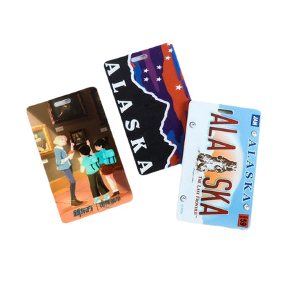 Pvc Soft Rubber Card Holder Cartoon Id Card Boarding Pass Airplane Luggage Tag Suitcase Tag Logo Can Be Customized and Printed - image 5