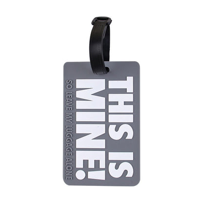 Luggage Tag PVC Environmental Protection Cartoon Letter Luggage Tag Creative PVC Boarding Identification Tag Travel Aircraft Checktag - image 5