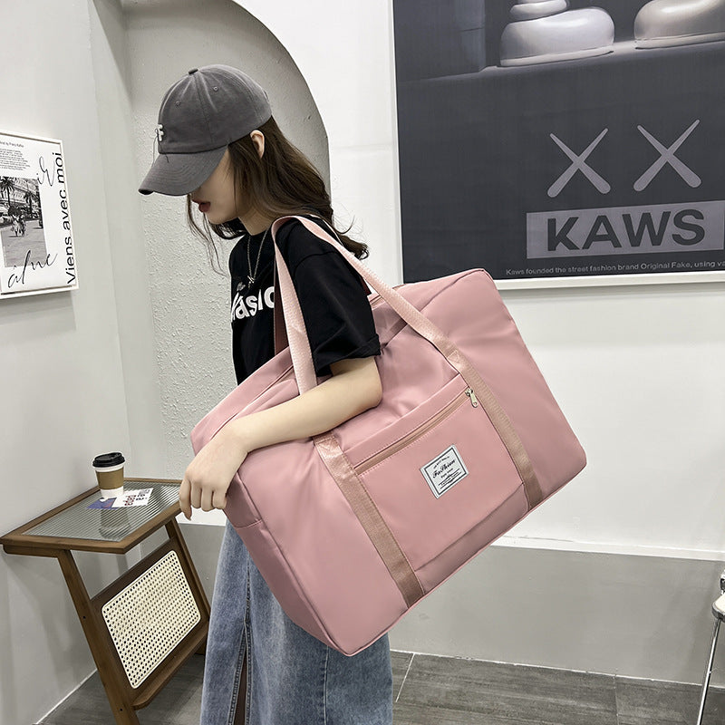 Travel Bag Women's Short-distance Luggage Bag Portable Large Capacity Storage Bag Folding Lightweight Travel Bag Travel Bag - image 2