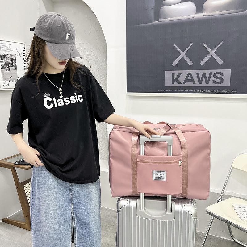 Travel Bag Women's Short-distance Luggage Bag Portable Large Capacity Storage Bag Folding Lightweight Travel Bag Travel Bag - image 4