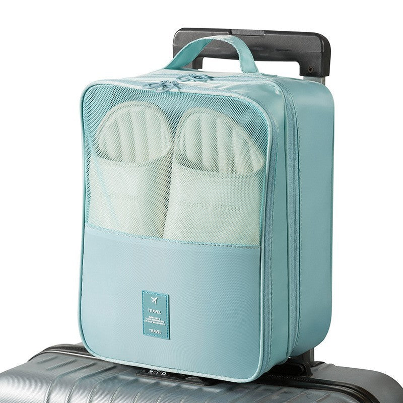 Travel Storage Three-Layer Shoe Bag Thickened Twill Oxford Cloth Upgraded Shoe Bag Portable Travel Shoe Bag - image 4