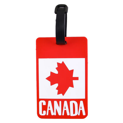Travel Pvc Flag Luggage Tag, 3D Flag Boarding Pass, Anti-Loss Identification Tag, Work Badge, Bus Card Holder - image 5