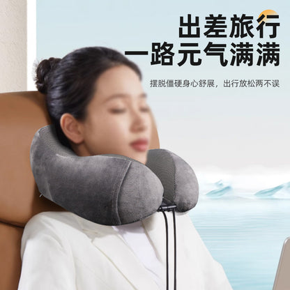 U-shaped Pillow Memory Cotton Neck Pillow U-shaped Office Nap Sleeping Pillow Amazon Explosions Travel Storage Neck Pillow - image 2