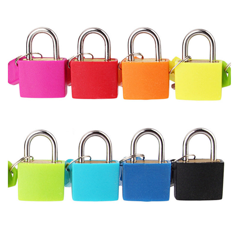 Luggage Lock Bag Copper Core Padlock Colorful Small Lock Suitcase Bag Cabinet Lock Student Dormitory Lock Portable Travel - image 1