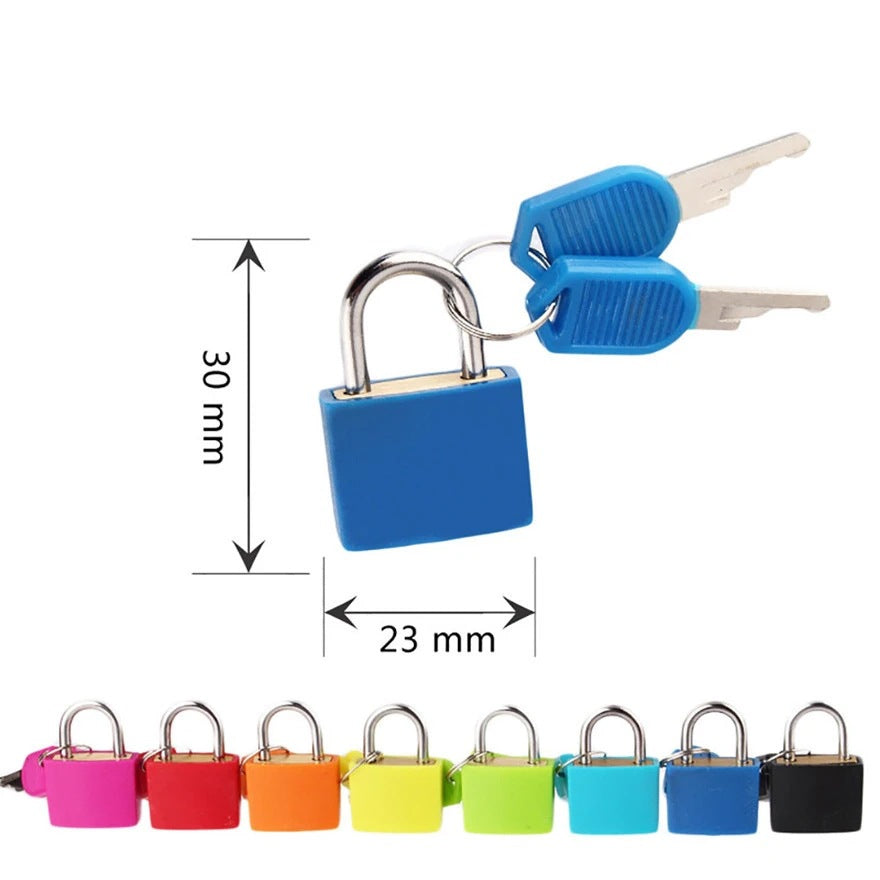 Luggage Lock Bag Copper Core Padlock Colorful Small Lock Suitcase Bag Cabinet Lock Student Dormitory Lock Portable Travel - image 4